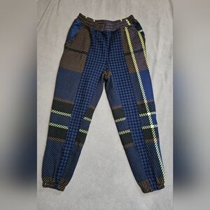 Adidas Ivy Park Tartan Plaid Sweatpants Size Large